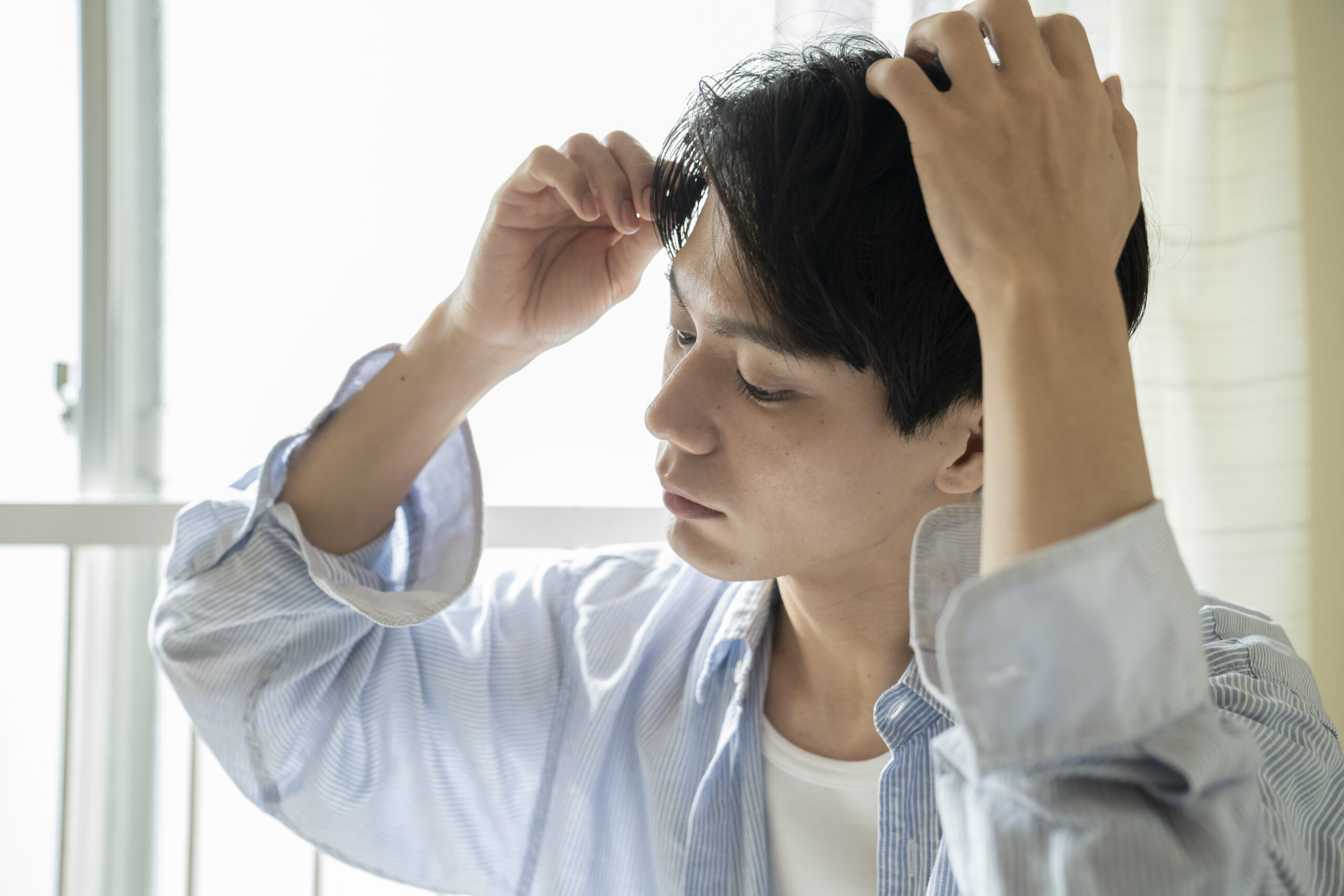 頭皮が痛いときに考えられる日常生活上の原因